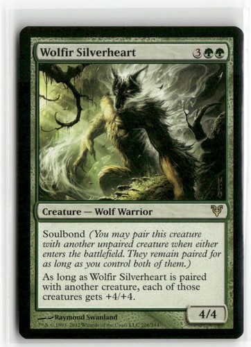 Wolfir silverheart avacyn mtg - wolfir,